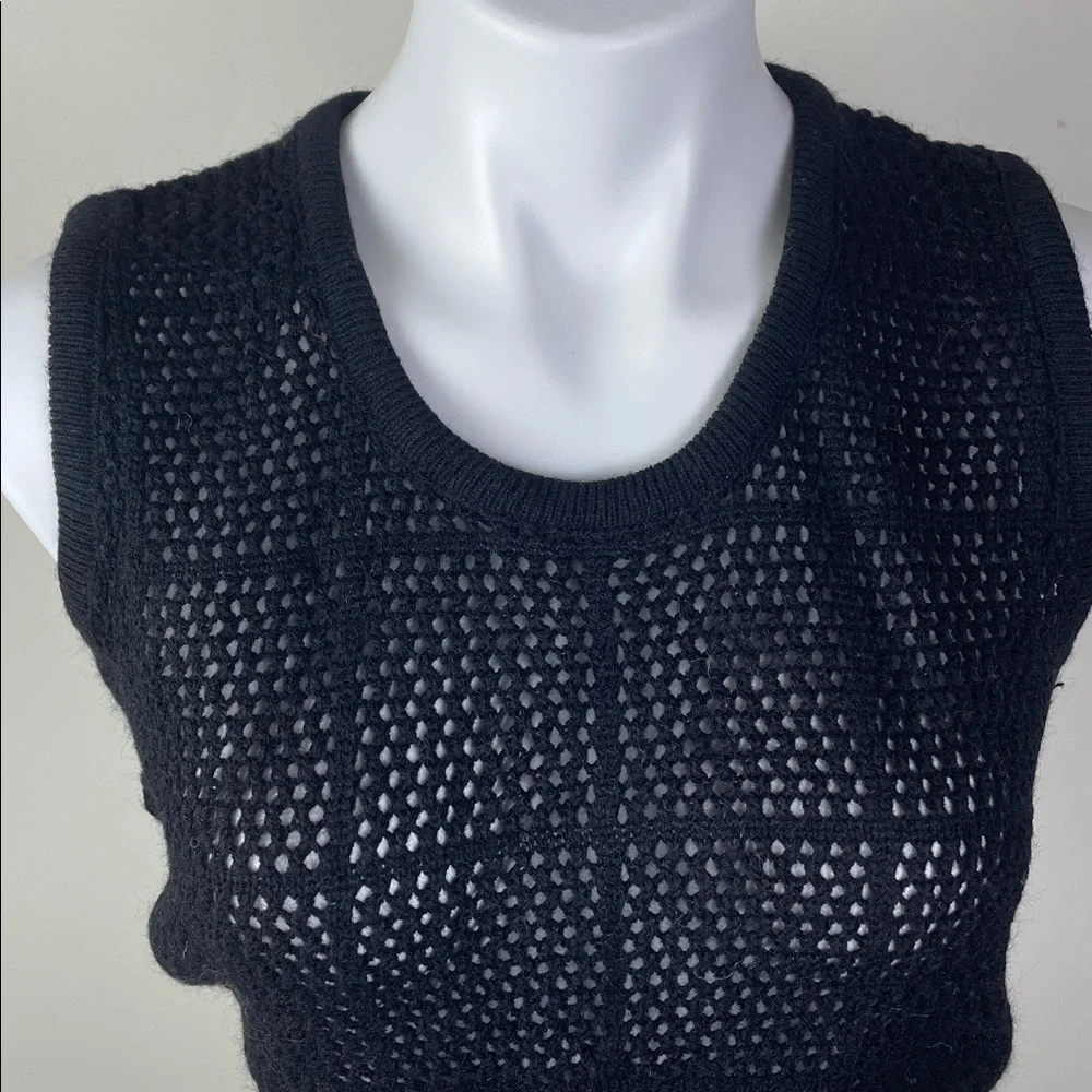 Ecco Bay Open Knit Vintage Sweater Vest